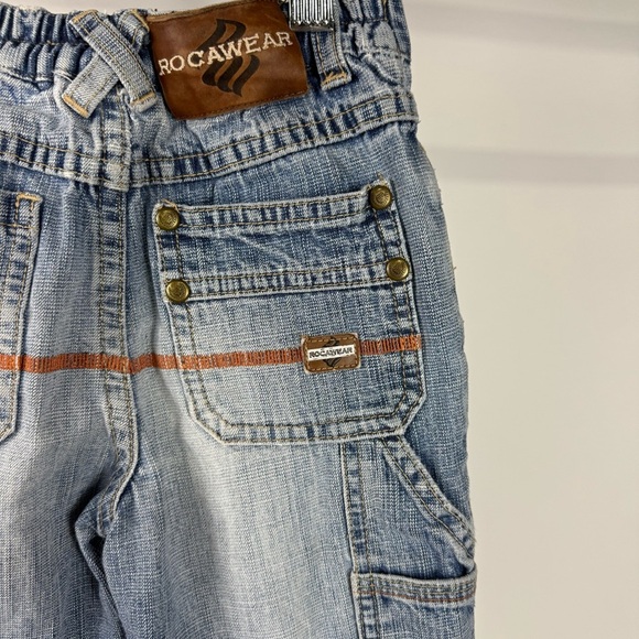 Y2K Rocawear Boys Denim  Baggy Streetwear Jeans Size 18M - Picture 6 of 10